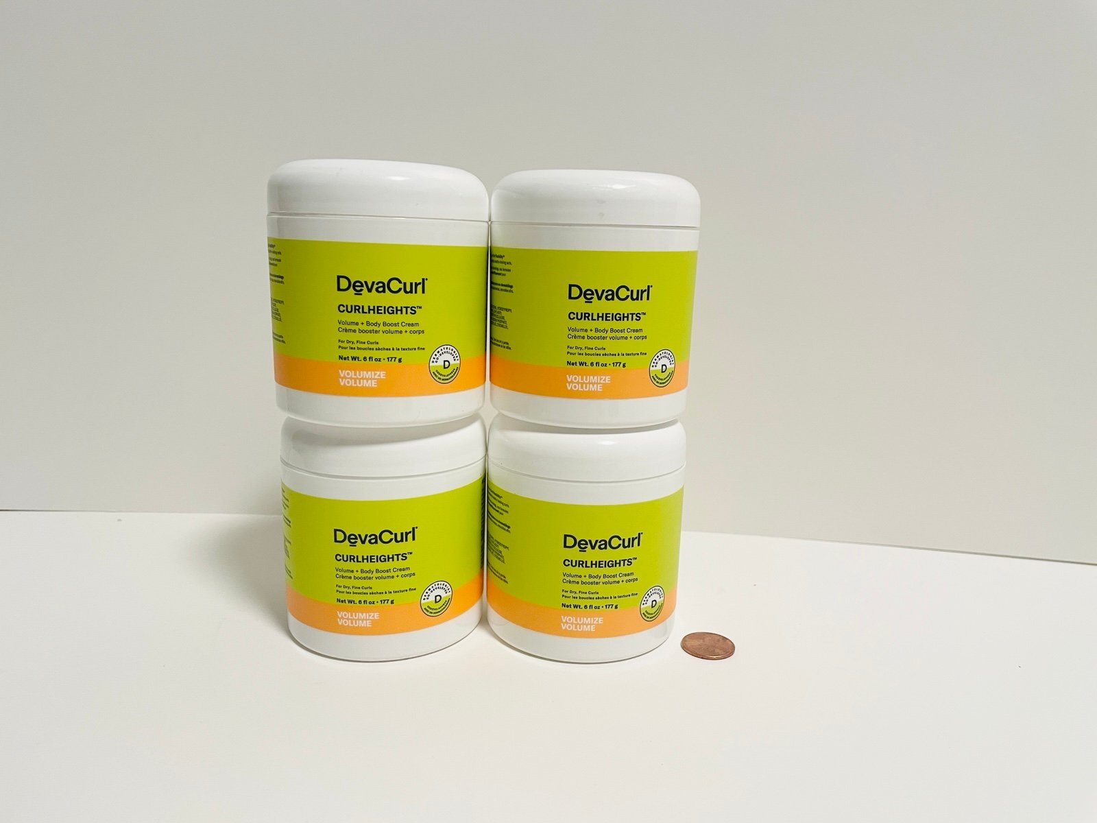 4 DevaCurl CurlHeights Volume + Body Boost Cream 6fl oz 177g Full Size