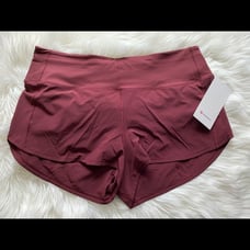 NWT Lululemon Speed Up HR Short 2.5 RDMR Sz 14