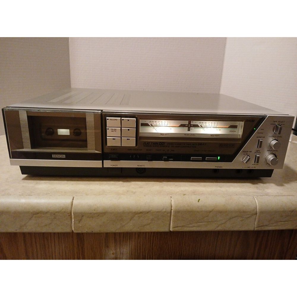 Denon DR-F7 Stereo Cassette Tape Deck Partly WORKING DC-Amp Construction
