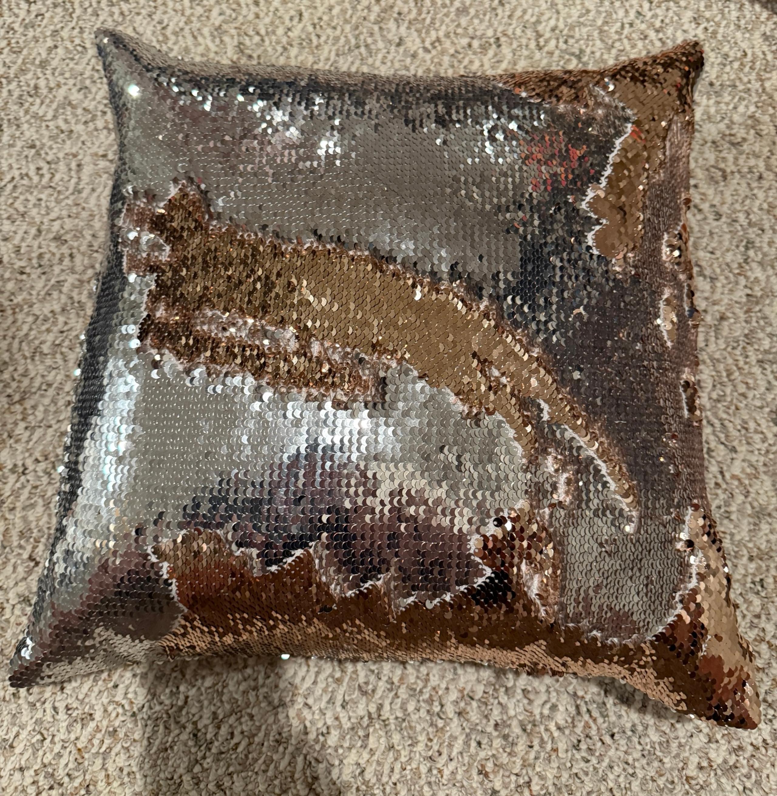 New Sequin Flip Pillow