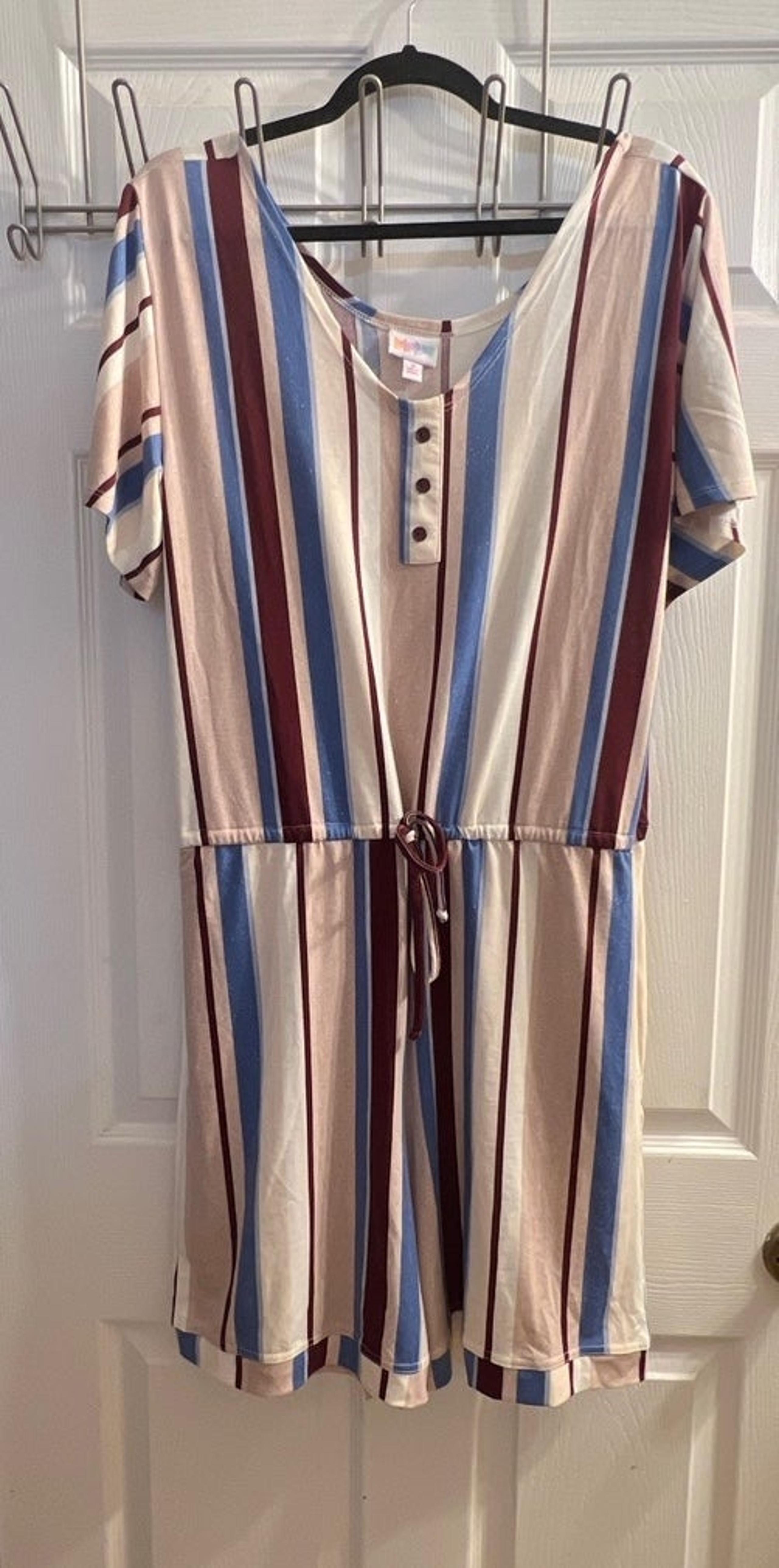 NWT LuLaRoe Xanthe Romper with Pockets Sz M
