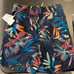 Jean jacket/swim trunks combo