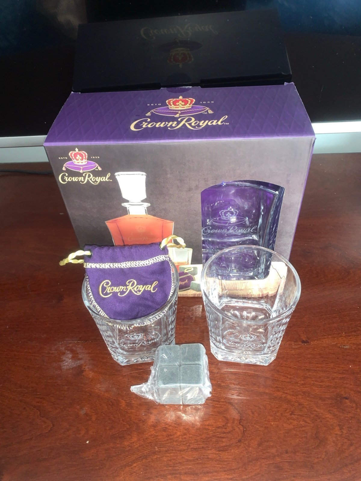 Crown royal decanter set