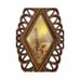 Vintage 1975 Burwood Wall Art Set – Rustic Farmhouse Diamond Frames (Set of 4)