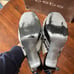 Bebe Zahara, black & white snake, open toe sling back platform stilettos, size 8