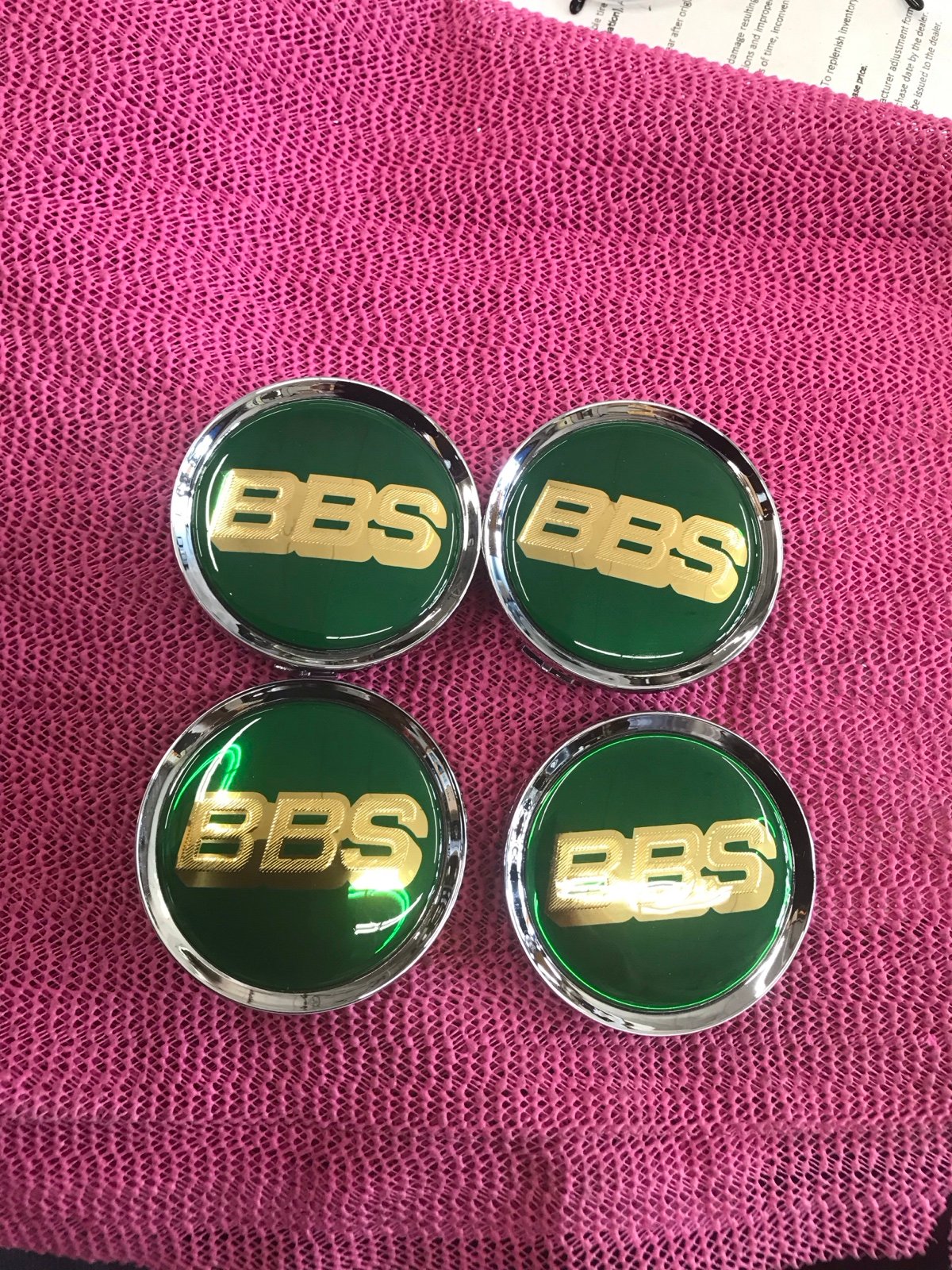 4 bbs Center cap wheel 75 mm new