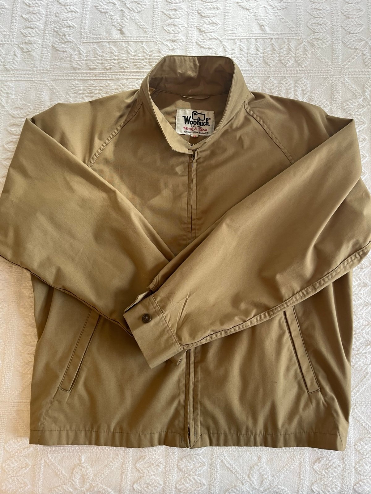 TIGHTBOOTH SUCKER STRIPE ANORAK (White) Parka