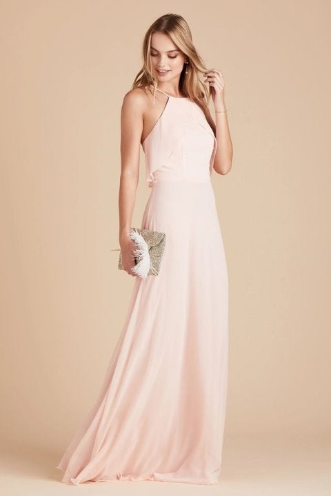 Blush Pink Bridesmaid Dress