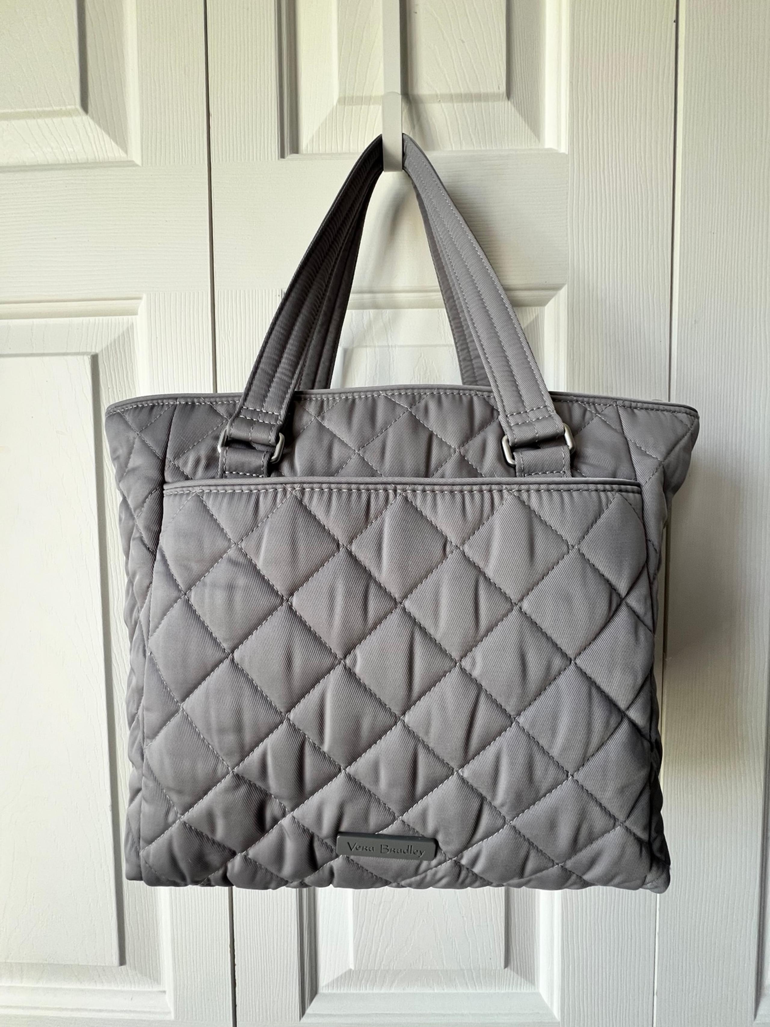 Vera Bradley Multi-Strap Shoulder Bag in Performance Twill Tranquil Gray