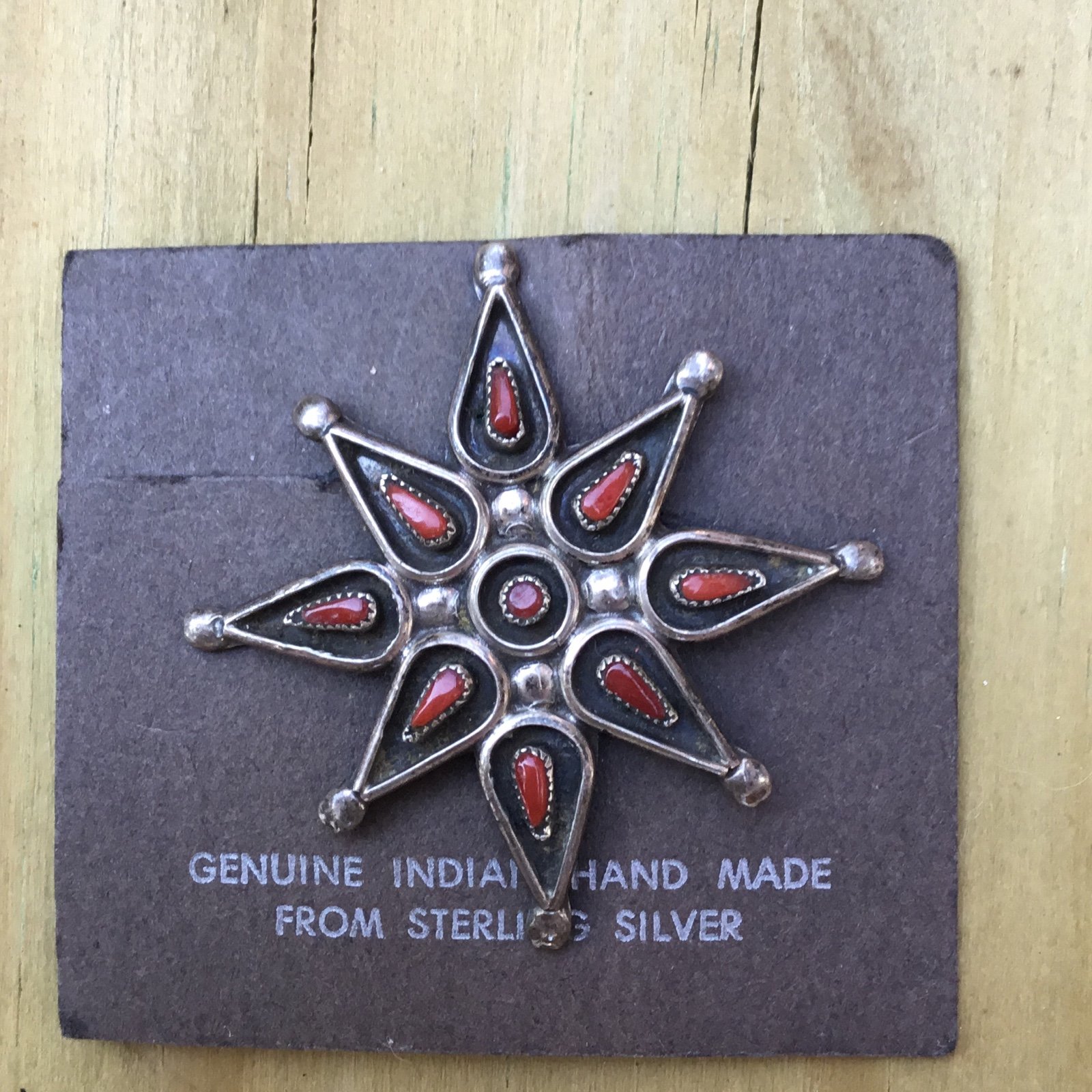Genuine Indian handmade from sterling silver