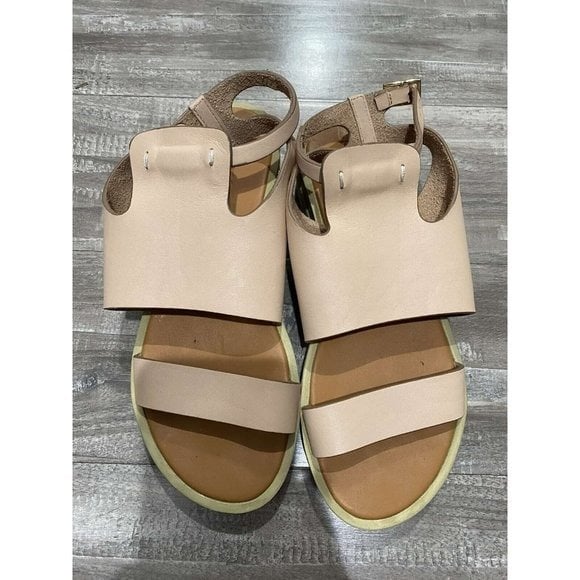 See by Chloe Leather Chunky-Sole Sandals, Shoes Nude Dize 37