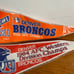 1984 & 1986 Denver Broncos AFC Champs Pennants Banners Wall Decor Art NFL