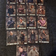 Price firm 2016 AMC The Walking Dead Season 5 insert set C1 thru C18 AMC GM2365