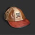 Vintage Leather Patchwork Wrestling Cap WWE Logo Hat Retro Sportswear