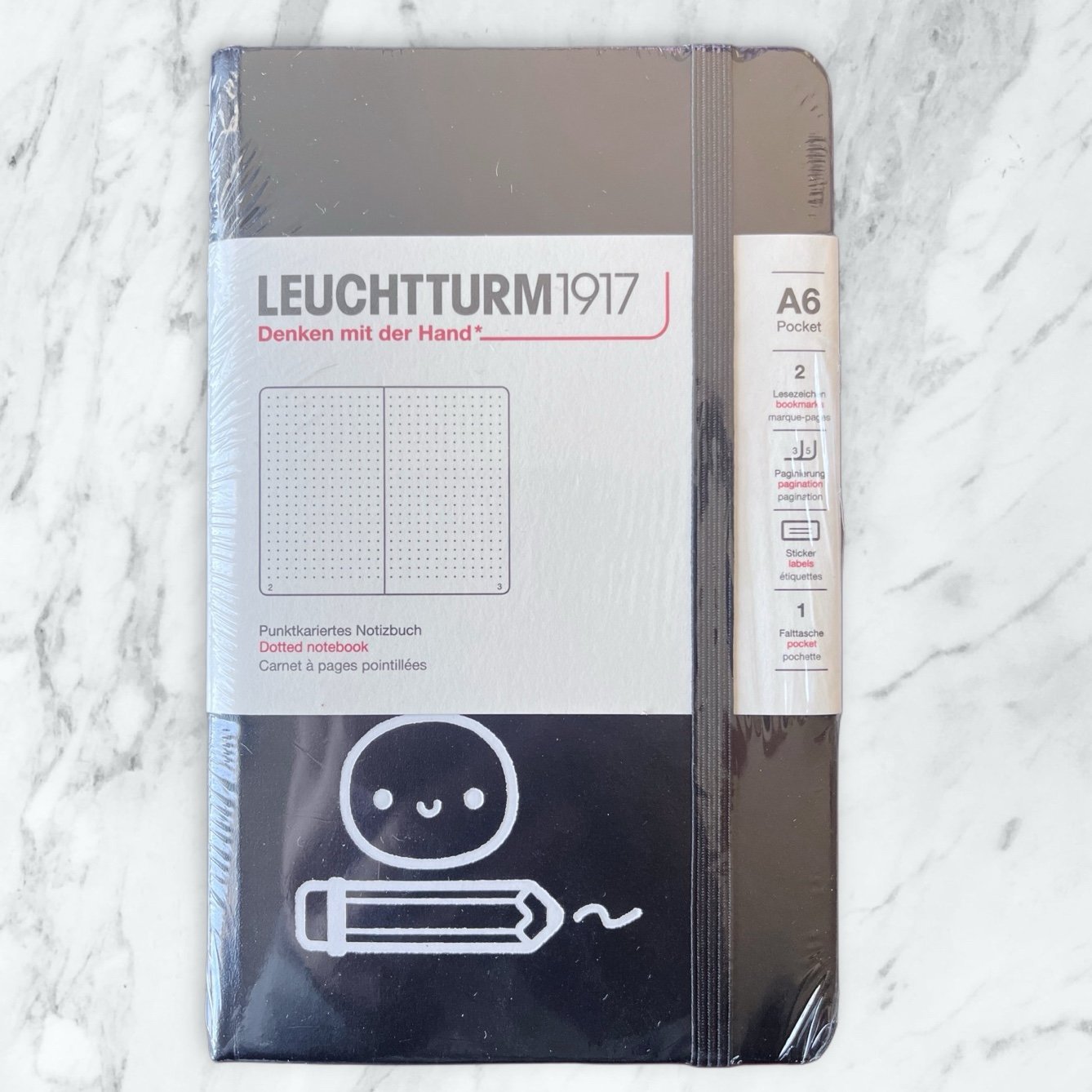 TheCoffeeMonsterzCo TCMC | Black Emoti Leuchtturm1917 Pocket Notebook Hardcover