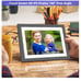 MRQ 10 inch WIFI Digital Photo Frame with 1280x800 IPS Touch Screen 16GB Storage