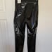 PU Vinyl Glossy Shiny Whimsygoth Leggings Pants Skinny Biker Moto Rave y2k 90s