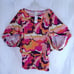 Trina Turk Women Glam Lux stretch Tunic Abstract Swim Vacation Cover Up Sz M