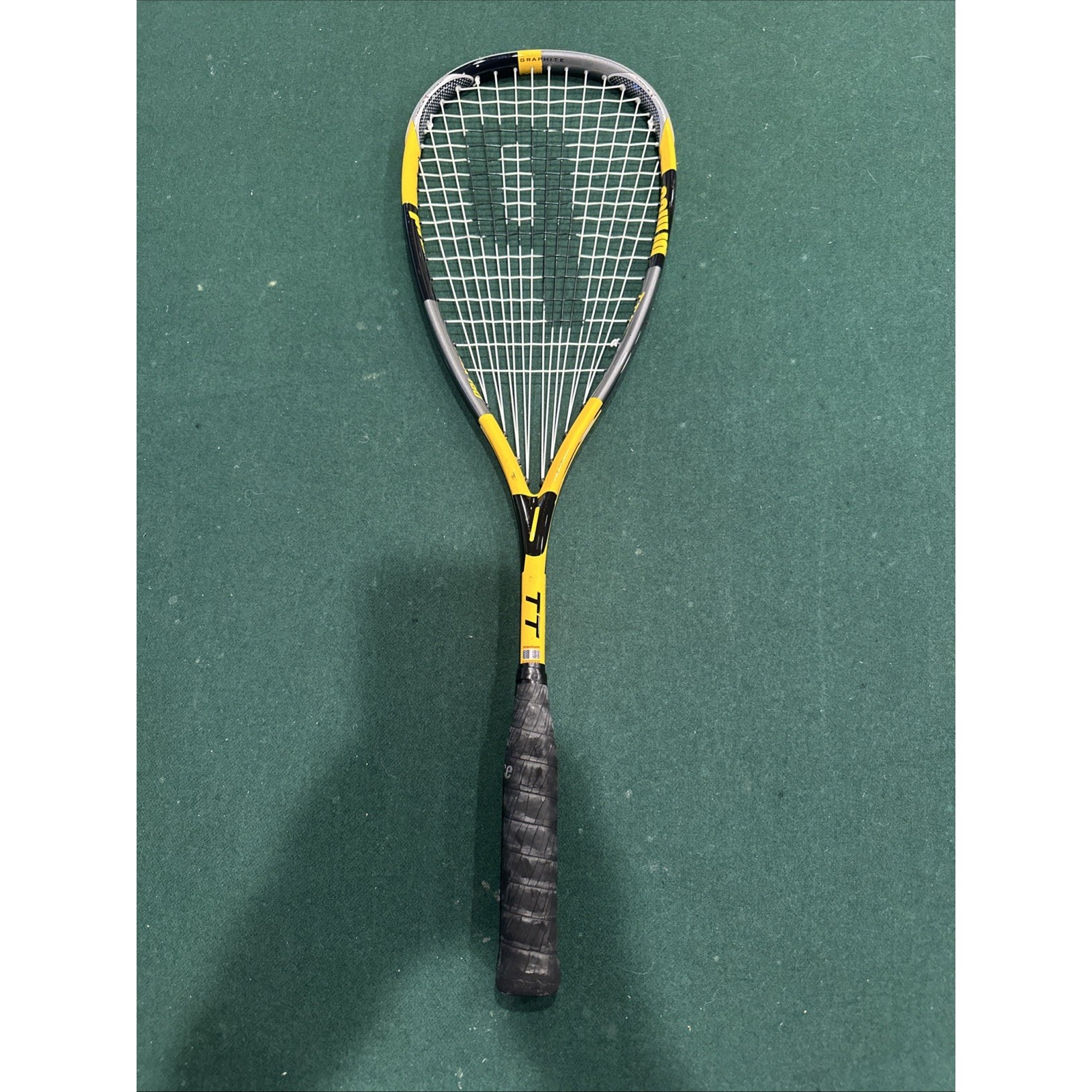 PRINCE TT Reflex 160 Squash Racquet Triple Threat Yellow Black