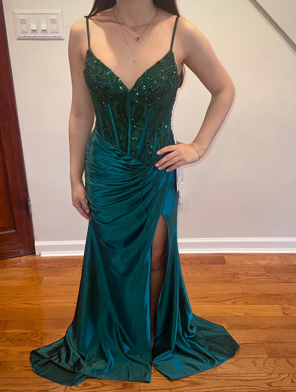 Green Prom Dress Long