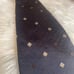 BVLGARI Navy Blue All-Over Logo Tie