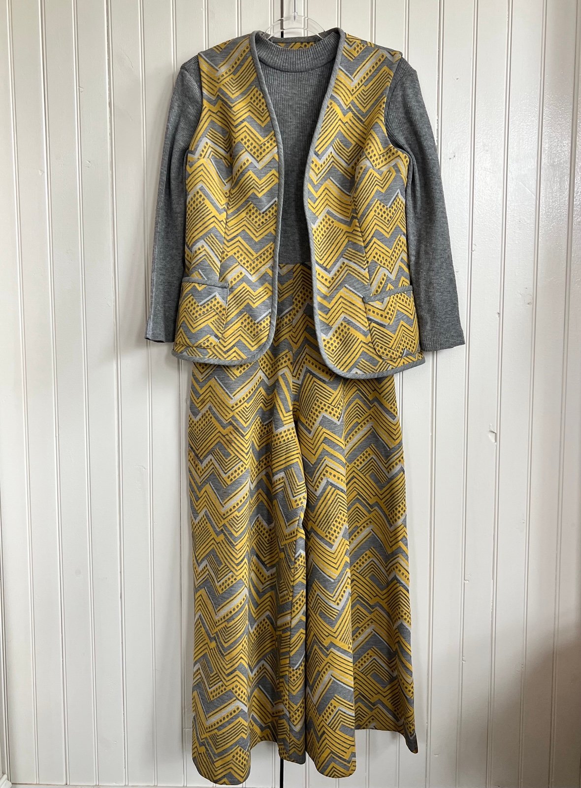 Vintage Mel Warshaw Wide Leg Jumpsuit & Vest