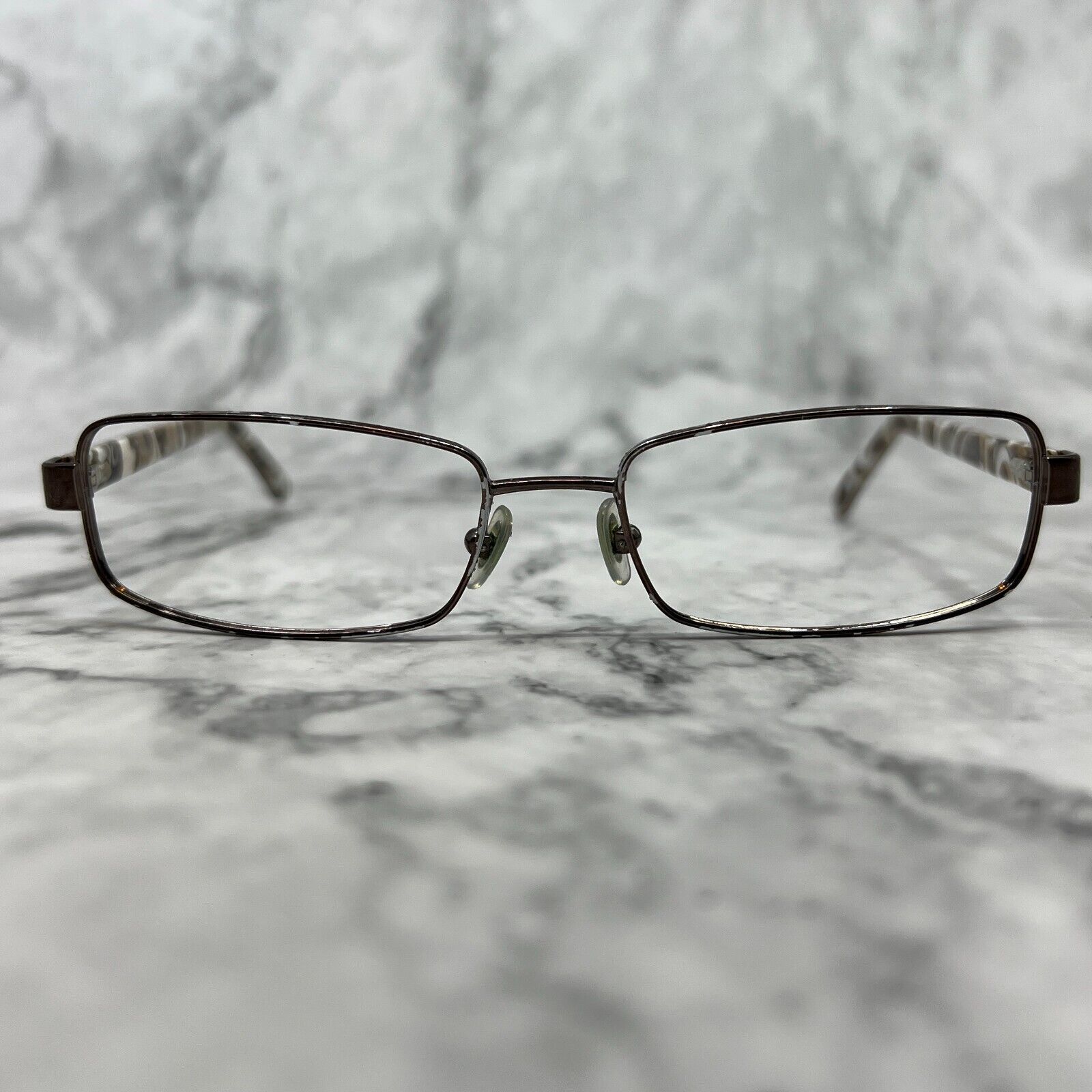 Ray-Ban RB6092 2511 Eyeglasses Frames Brown Horn Stripe Rectangular 52-16 135