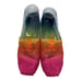 Bobs Skechers Loafers Women's Sizie 8.5 Rainbow Multicolored Slip on Lace Shoes