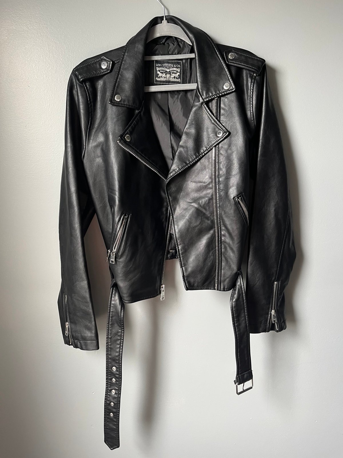 Levi’s Black Faux Leather Jacket