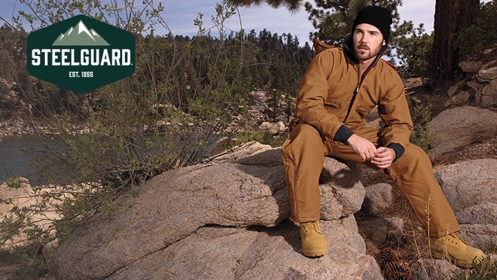 Steelguard Men’s Jacket Large Pro FR Canvas Workwear Insulated fire Resistant