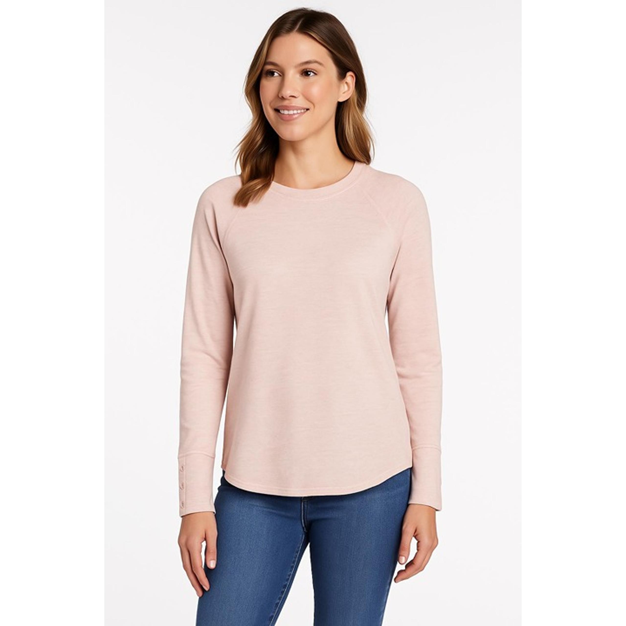Evereve NWT Women’s Symone Snap Cuff Top in Adobe Rose-Size Large