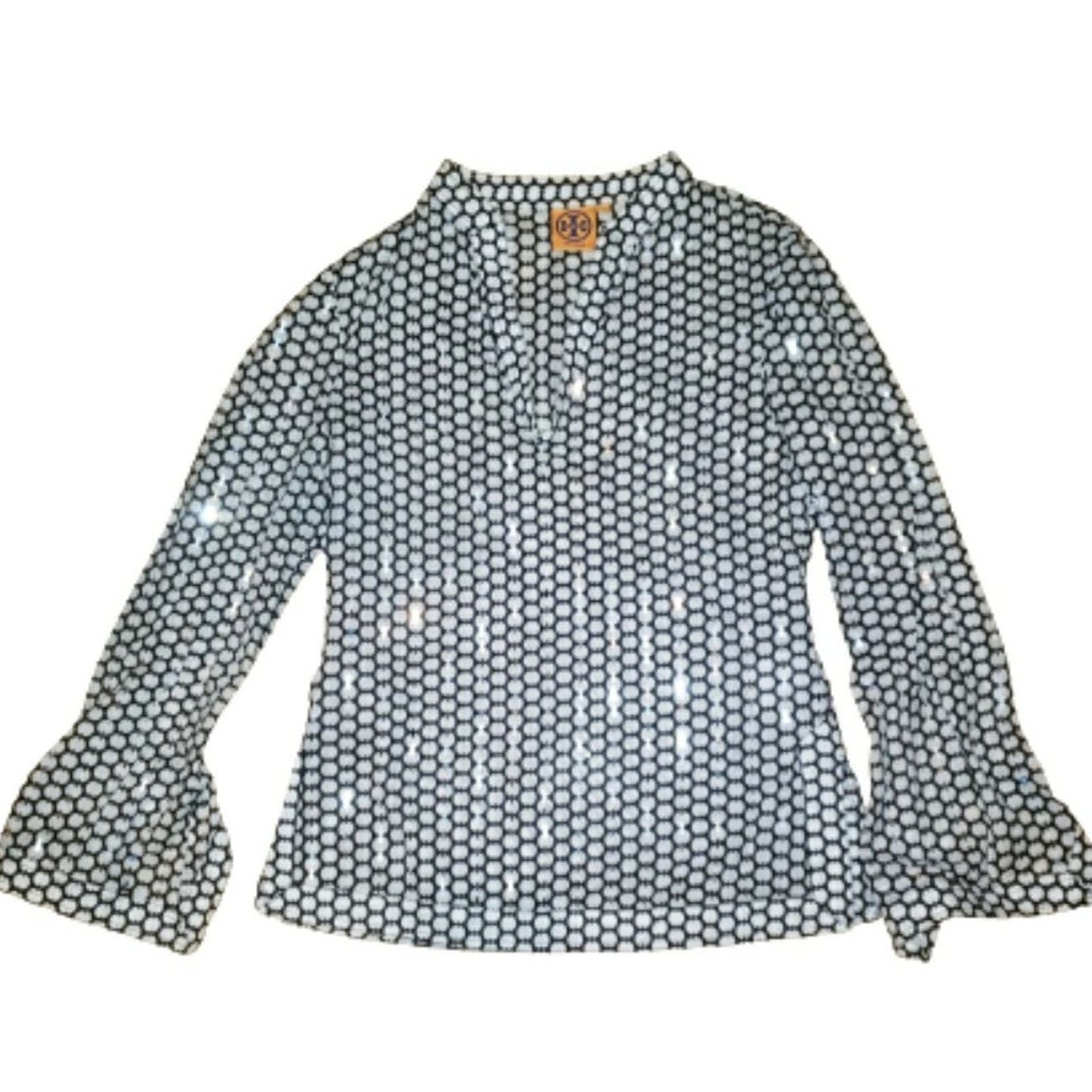 Tory Burch Women's 2 sequin sparkle tunic top.