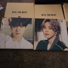 Rm, Suga, Jimin, and Jungkook square canvas poster