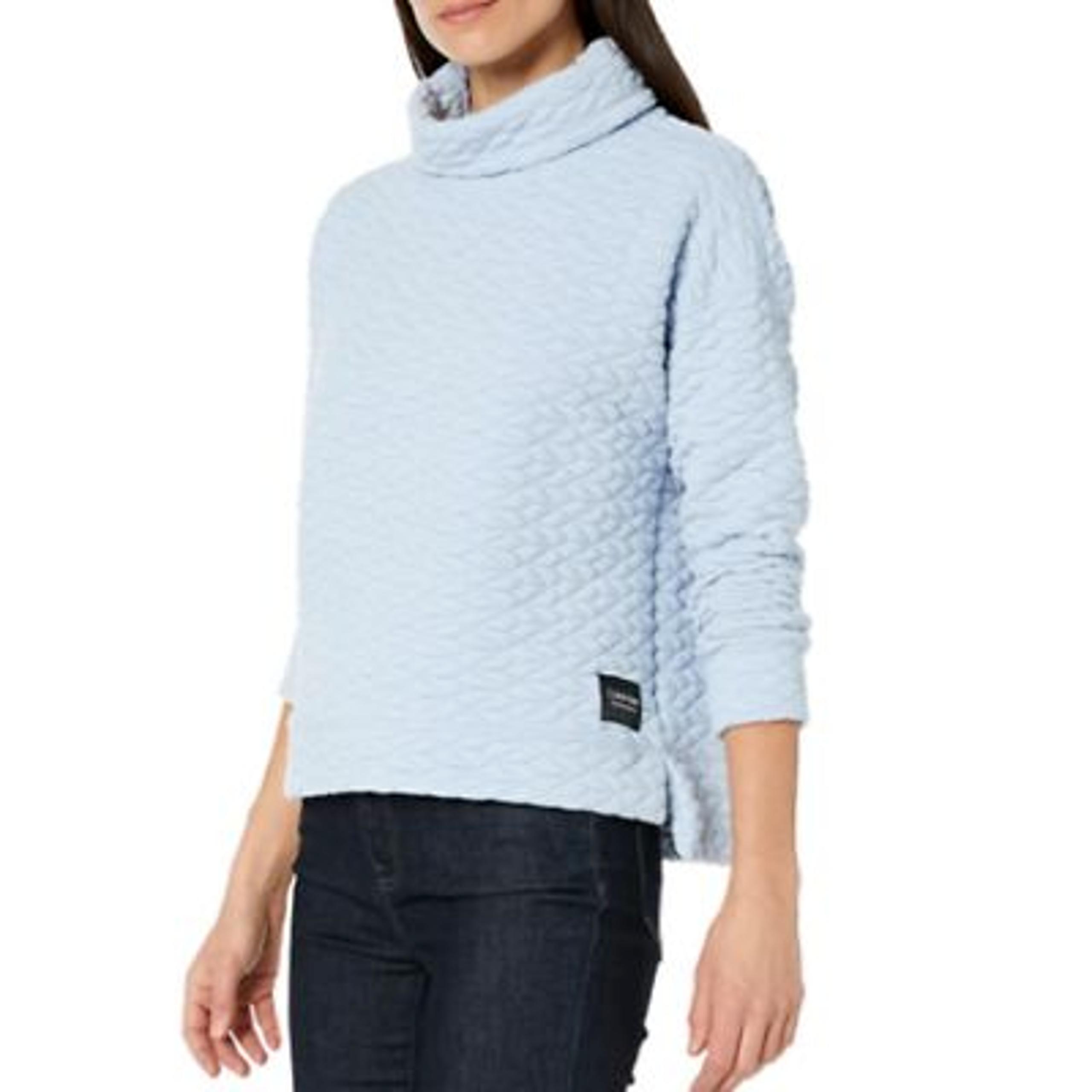 Calvin Klein Quilted FunnelNeck Pullover