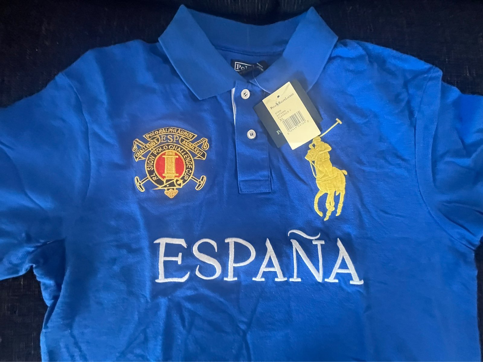 Polo Ralph Lauren España Spain Crest Blu