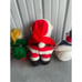 Antique Vintage Pepsi Santa, Elf And Snowman Plush Animal Fair 24 Rare Good Con