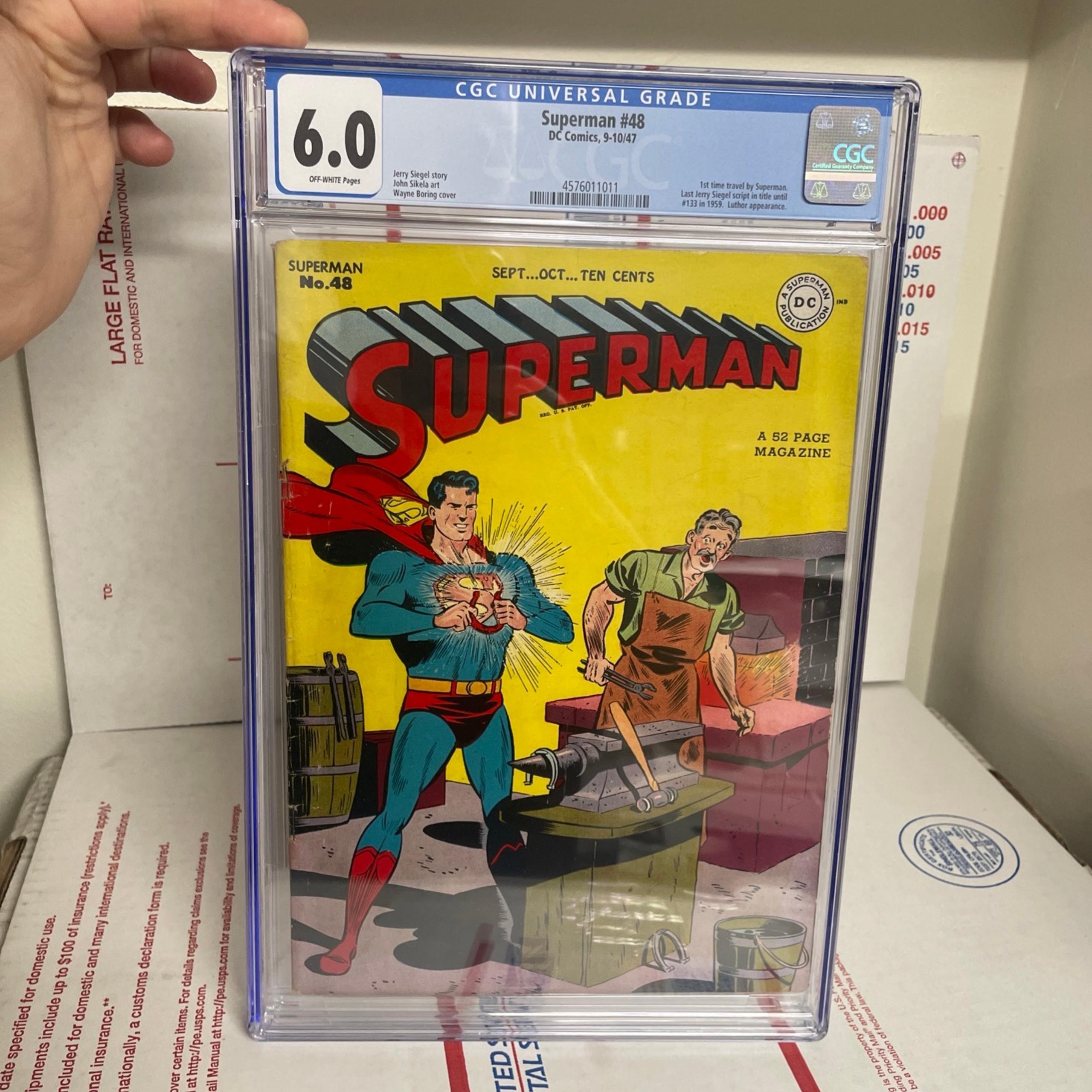 Superman #48 CGC 6.0 1947 Golden Age Comic Book