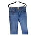 Madewell Kick Out Crop Cherryville Wash Jeans-sz 28