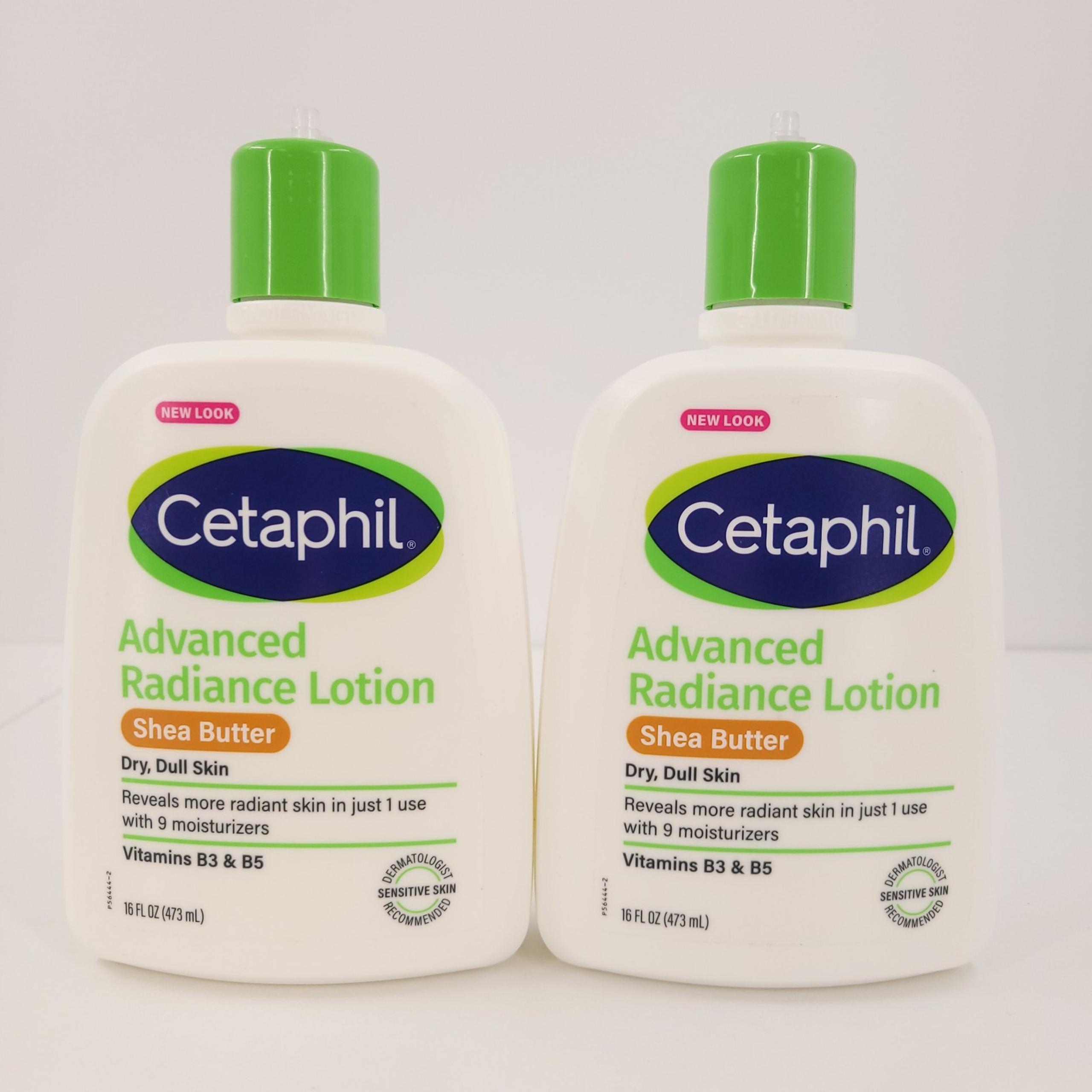 Cetaphil Advanced Radiance Lotion Set 2 Shea Butter Moisturize Skin 16 Oz *READ