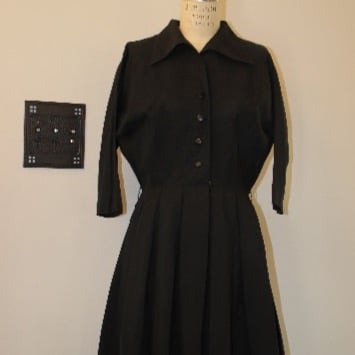 Vintage 1950's Black dress