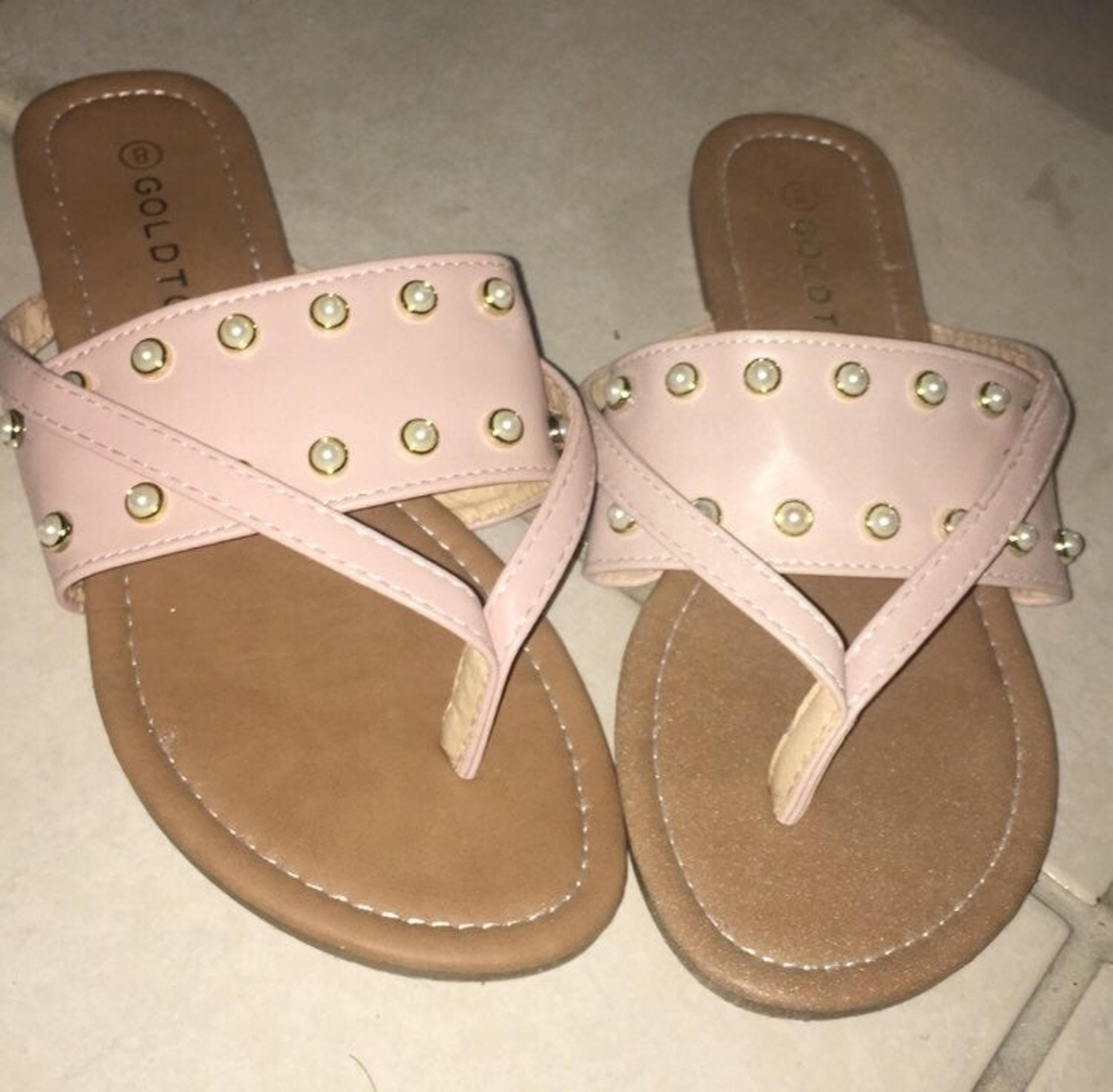 pink sandals
