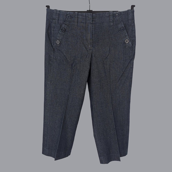 Sandro Capri 6 Blue Denim Summer Casual