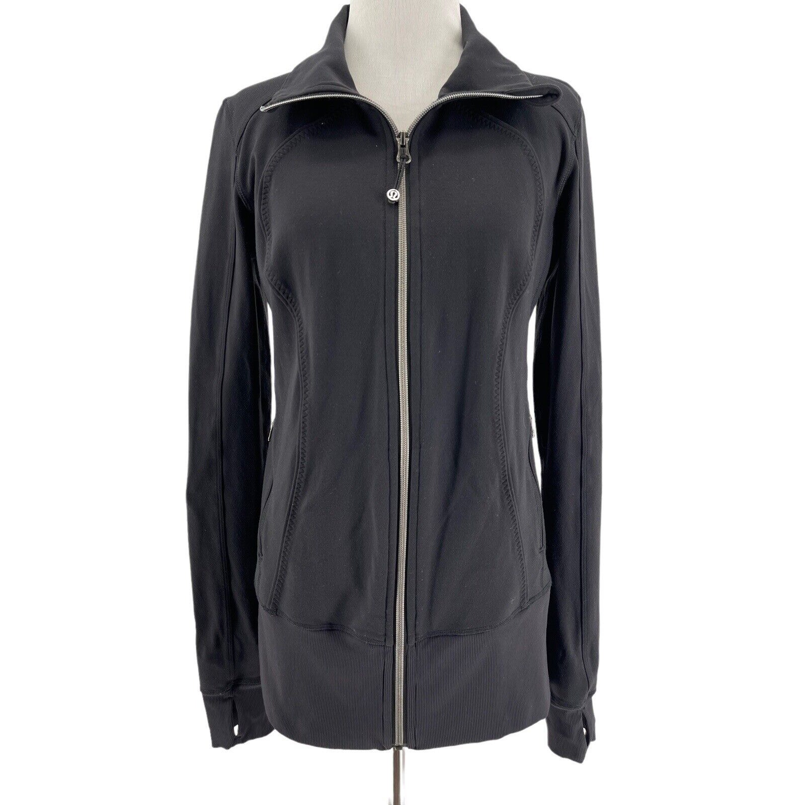 Lululemon Women's Black Long Sleeve Contempo Jacket Size 8