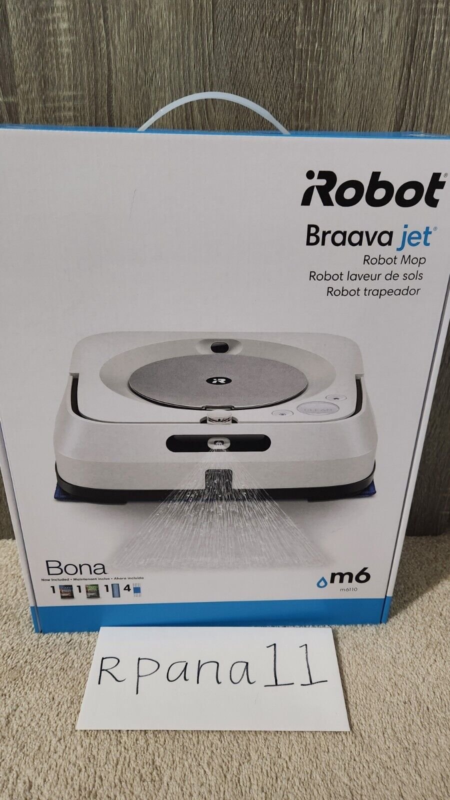 Brand New iRobot Braava Jet m6 6110 Robot Mop Floor Spray Cleaner