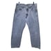 VTG Levis 501 Mens 38x32 (36x30) Black Straight Leg Button Fly Faded Wash Y2K B1