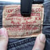 VTG Levis 501 Mens 38x32 (36x30) Black Straight Leg Button Fly Faded Wash Y2K B1