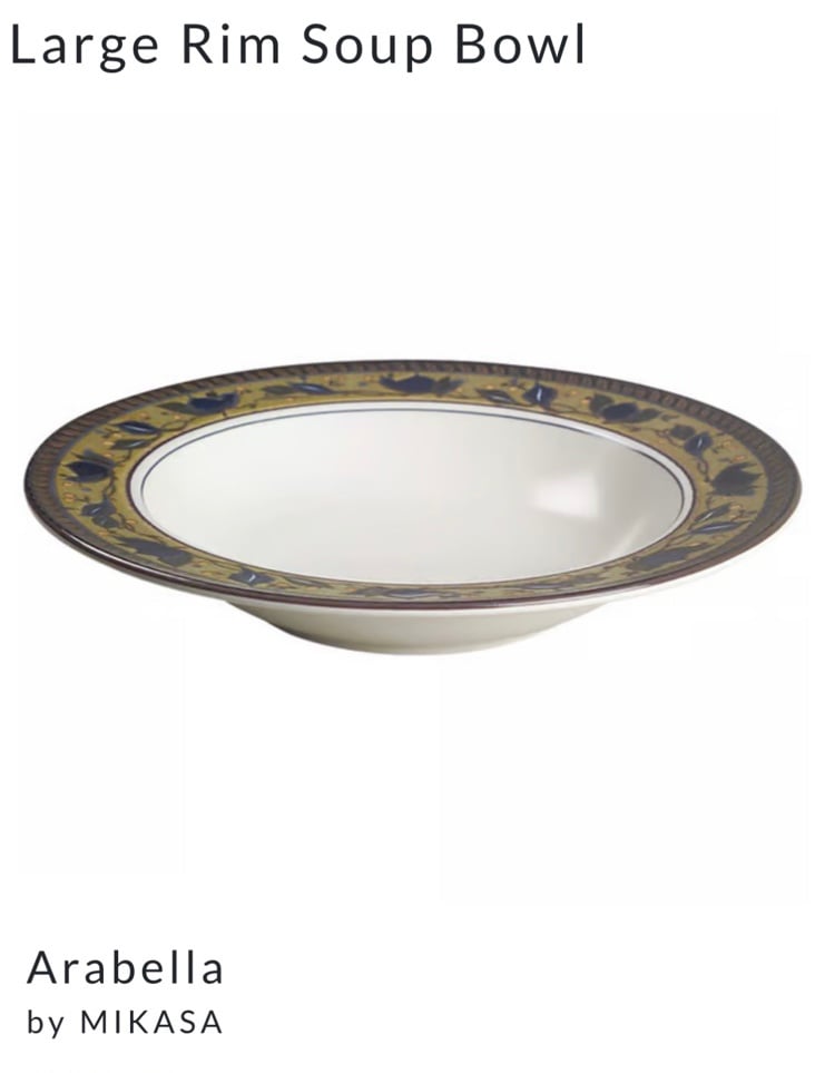 Mikasa Itaglio Arabella (4) Soup Bowls