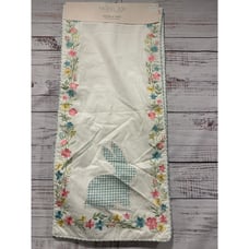 New Rachel Zoe Embroidered Easter Bunny Table Runner
