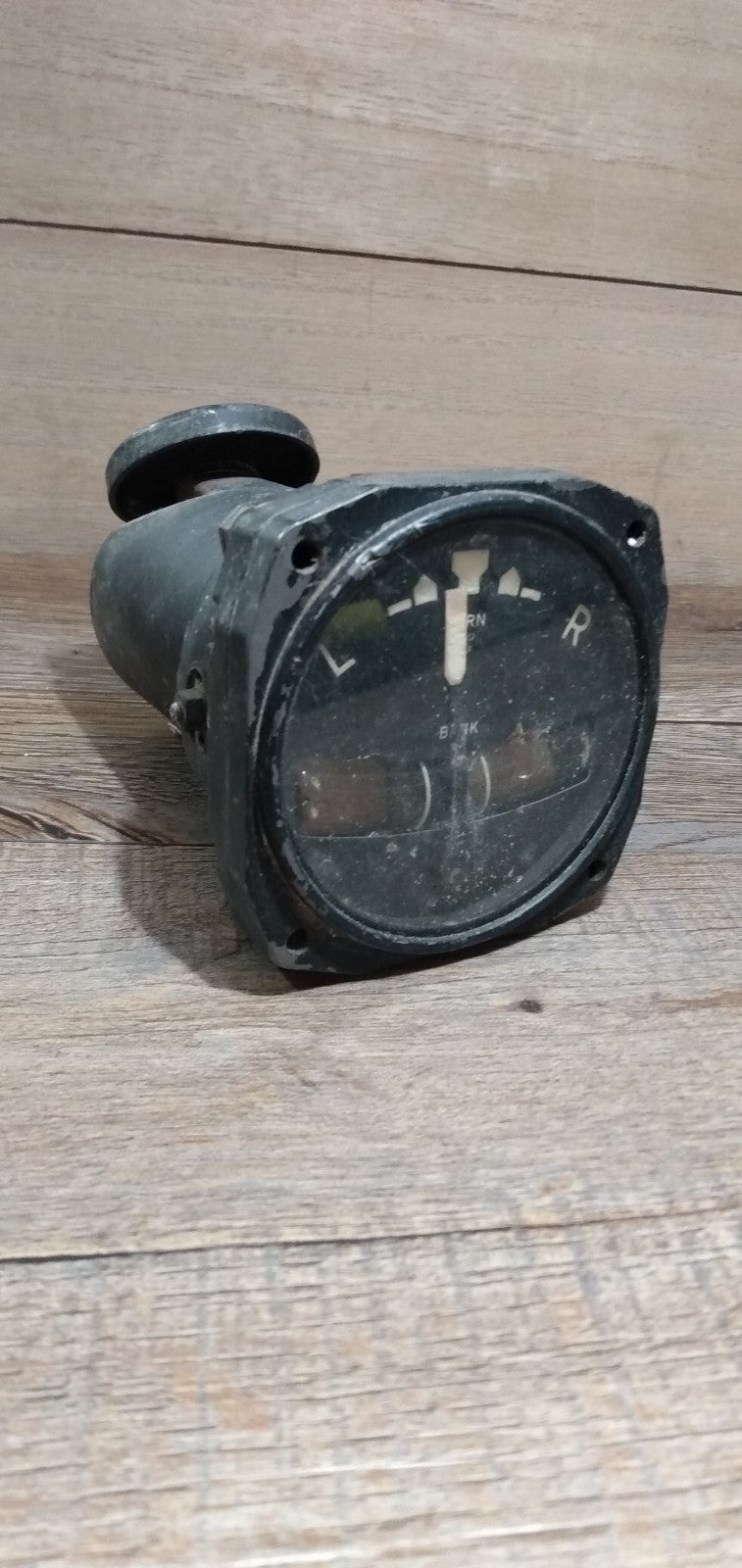 Vintage Aircraft Bank Indicator Guage - airplane guages