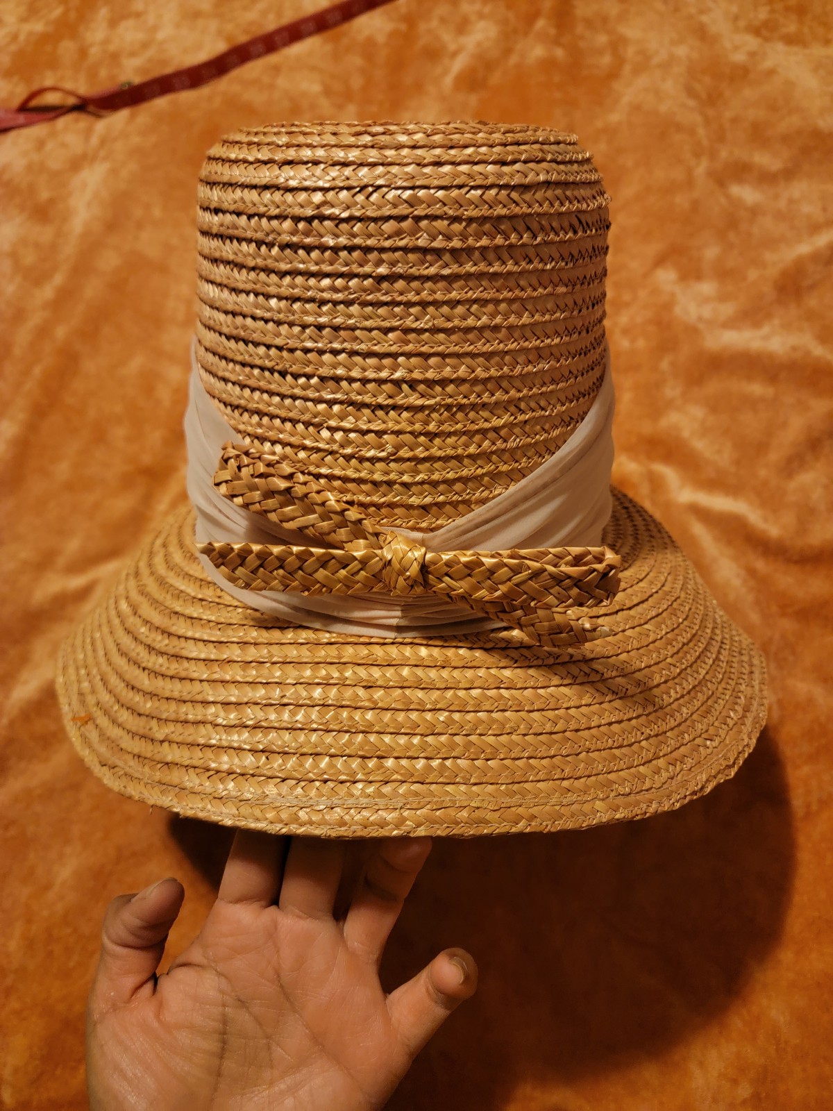 Vintage Happy Cappers straw hat